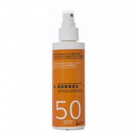 Comprar korres crema solar yogur rostro y cuerpo sp50