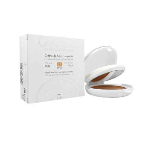 Comprar avene couvrance compacto fini mat spf 20 beige 2.5+ 10 g