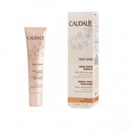 Comprar caudalie teint divin crema con color piel oscura 30 ml