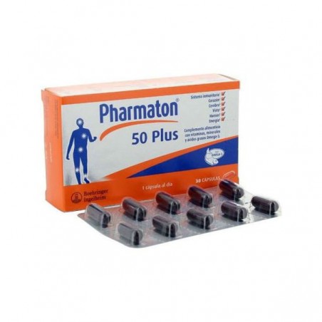 Comprar pharmaton 50 plus 30 caps