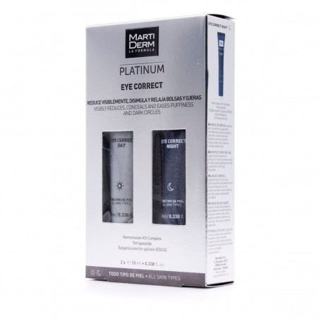 Comprar martiderm platinum eye correct dia y noche 2x10 ml