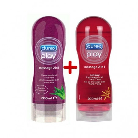 Comprar durex play massage aloe vera + ylang ylang2 x 200 ml