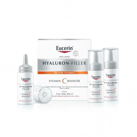 Comprar eucerin hyaluron-filler vitamin c booster 3 x 8 ml