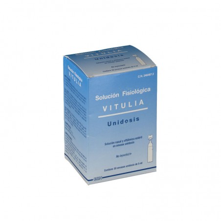 Comprar vitulia solución fisiológica 5 ml 30 uds monodosis