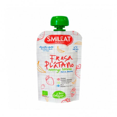 Comprar smileat fresa y plátano 100g +4 meses