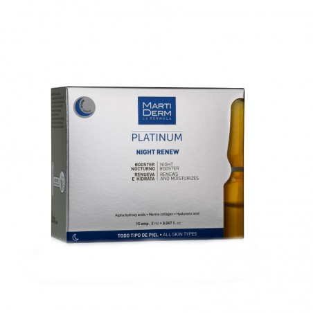 Comprar martiderm platinum night renew 10 amp