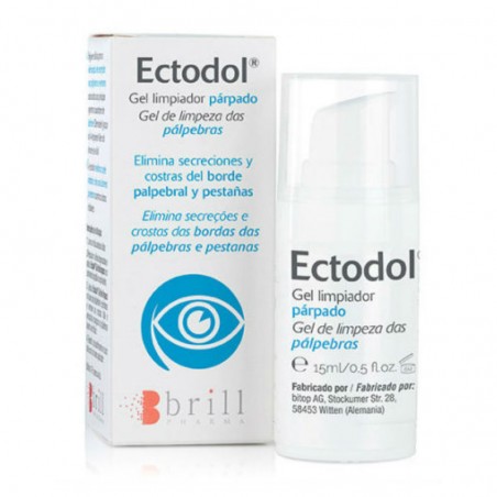 Comprar ectodol gel limpiador párpados 15 ml