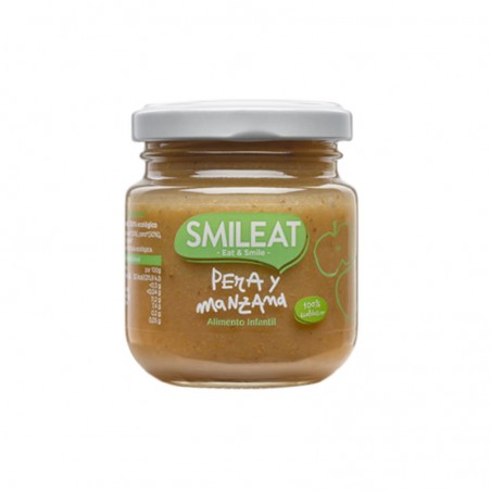 Comprar smileat tarrito eco pera y manzana 130 g