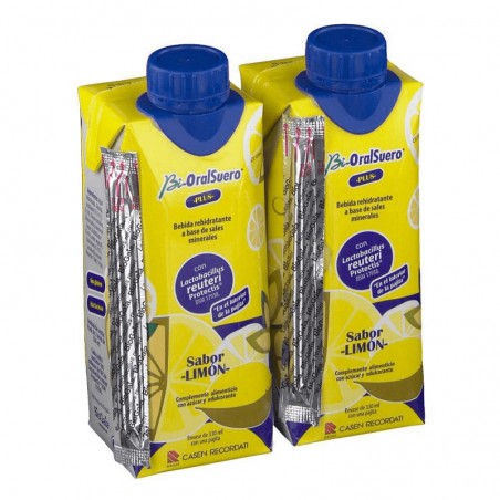 Comprar bi-oralsuero plus limón 2 brick 330 ml