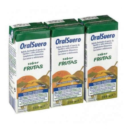 Comprar oralsuero fruta 3 brick 200 ml