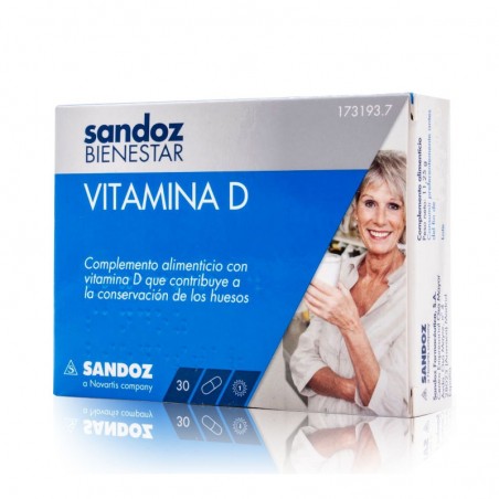 Comprar sandoz bienestar vitamina d 30 cápsulas