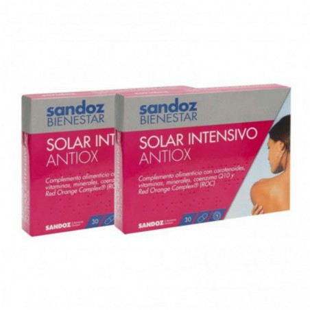 Comprar sandoz bienestar duo solar intensivo antiox 30 cápsulas x 2