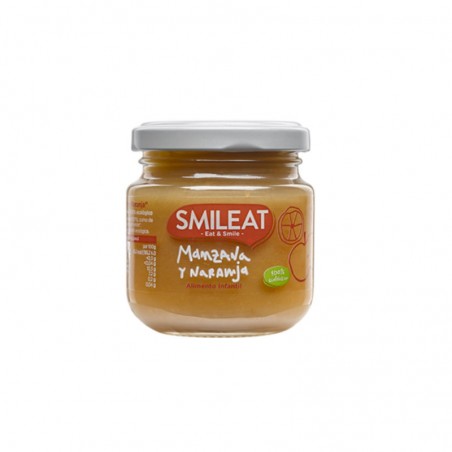 Comprar smileat tarrito eco manzana y naranja 130 g