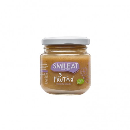 Comprar smileat tarrito eco tres frutas 130 g