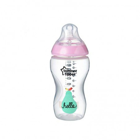 Comprar tommee tippee biberón rosa flujo medio 340 ml