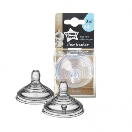 Comprar tommee tippee tetina flujo medio +3 m 2unds