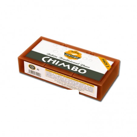 Comprar chimbo jabón tradicional puro pack de 3