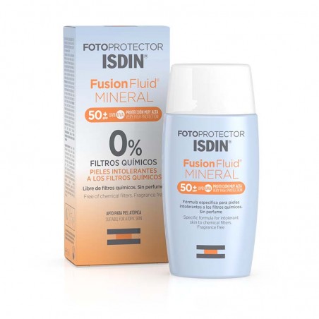 Comprar fusion fluid spf 50+ mineral fotoprotector isdin 50 ml