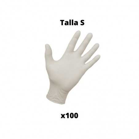 Comprar guantes latex talla s 100 uds