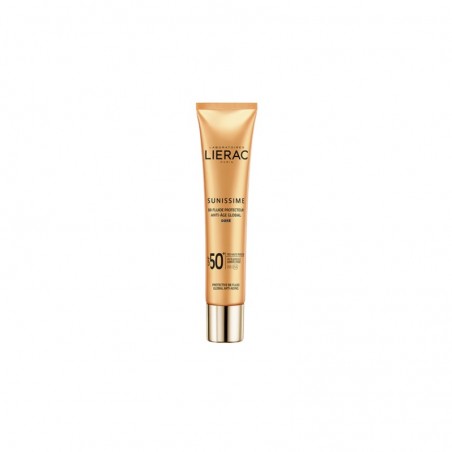 Comprar lierac sunissime fluido protector facial antiedad global con color dorado spf 50+ 40 ml