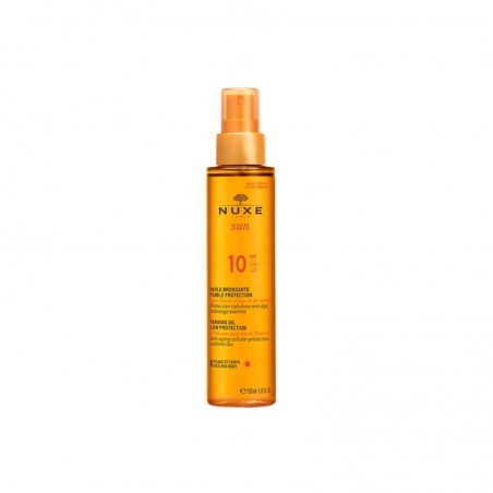 Comprar nuxe sun aceite bronceador cara y cuerpo spf 10 150ml