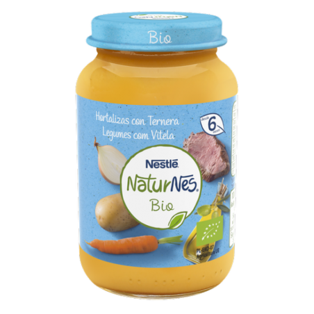 Comprar nestlé naturnes bio tarrito de hortalizas con ternera 190 g