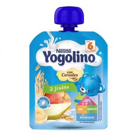 Comprar nestlé yogolino bolsita de 3 frutas con cereales 90g