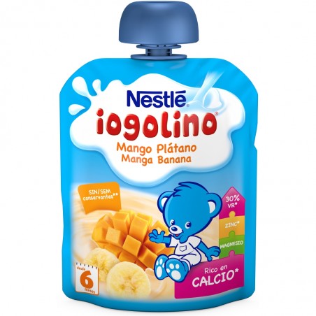 Comprar nestlé yogolino bolsita de mango y plátano 90g