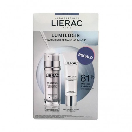 Comprar lierac lumilogie tratamiento manchas mascarilla 50 ml + sérum doble concentrado 30 ml