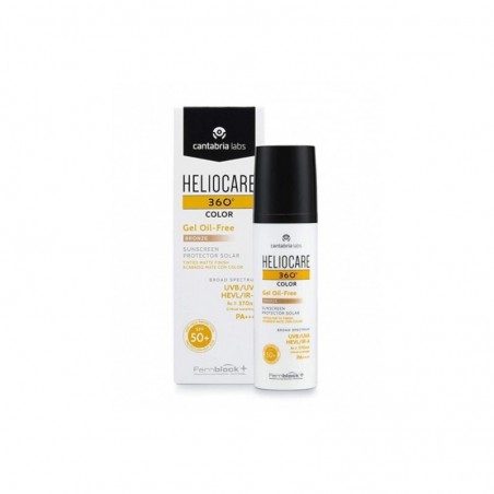 Comprar heliocare 360º gel oil free color bronce spf 50+ 50 ml