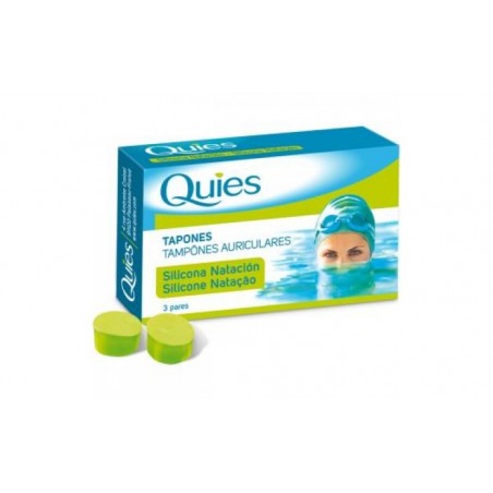 Comprar tapones natacion silicona adultos 6ud. quies