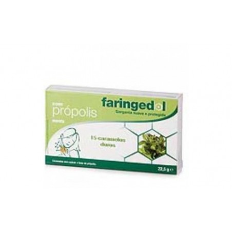 Comprar faringedol sabor menta 15caramelos.