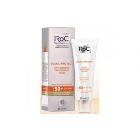 Comprar roc sol fluido antiarrugas spf 50 50ml.