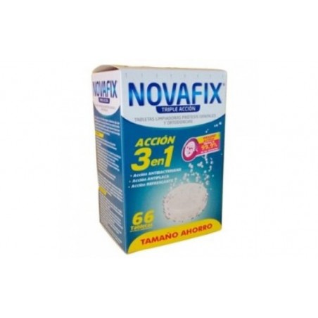 Comprar novafix tabletas limpiadoras triple accion 66ud.