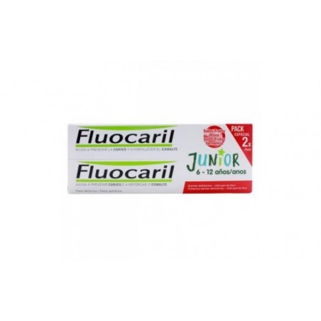 Comprar fluocaril junior gel frutos rojos 2 x 75 ml al mejor precio en Pharmazon, tu farmacia online Comprar fluocaril junior gel frutos rojos 2 x 75 ml