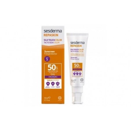 Comprar repaskin fotoprotector spf50 tacto seda color 50ml.