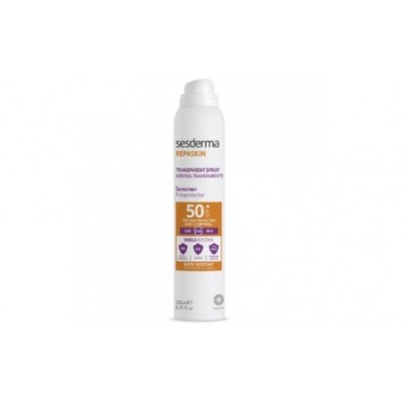 Comprar sesderma repaskin spray transparente spf 50+ fotoprotector 200 ml