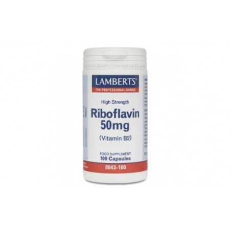 Comprar vitamina b-2 50 mg.(riboflavina) 100 cap. al mejor precio en Pharmazon, tu farmacia online Comprar vitamina b-2 50 mg.(riboflavina) 100 cap.