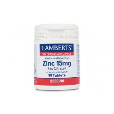 Comprar zinc (como citrato) 15 mg. 90comp.
