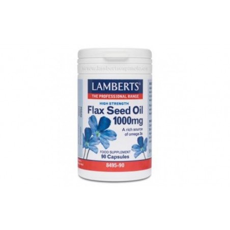 Comprar aceite de semillas de lino 1000 mg. 90 cap. al mejor precio en Pharmazon, tu farmacia online Comprar aceite de semillas de lino 1000 mg. 90 cap.