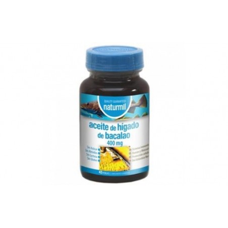 Comprar aceite de higado de bacalao 400 mg 45 perlas.