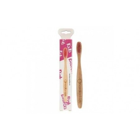 Comprar cepillo dental bambu niños - rosa.