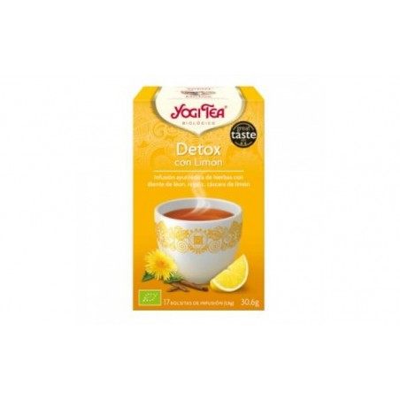 Comprar yogi tea detox con limon 17infusiones.