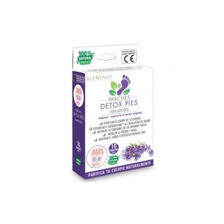 Comprar parches detox pies lavanda 10ud.