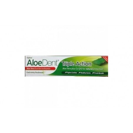 Comprar aloedent triple accion dentifrico con fluor 100ml.