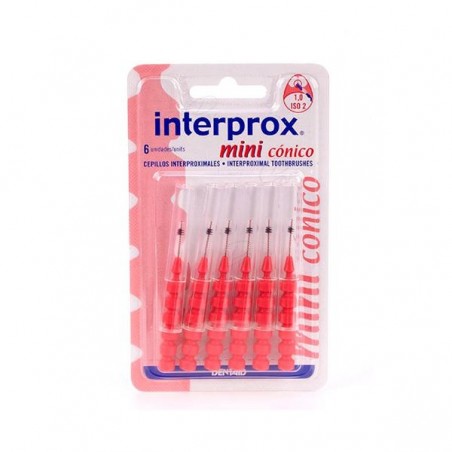 Comprar cepillo dental interproximal mini conico 6 u