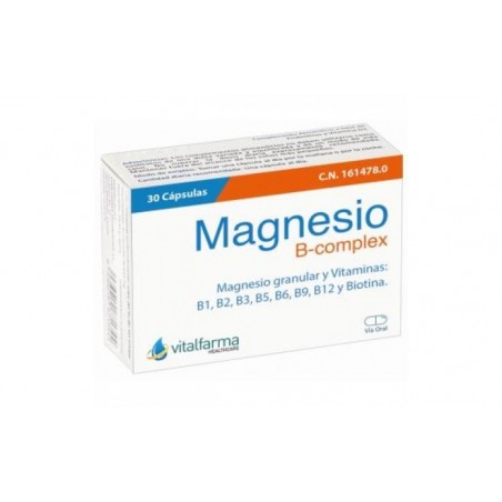 Comprar magnesio b-complex 30cap.