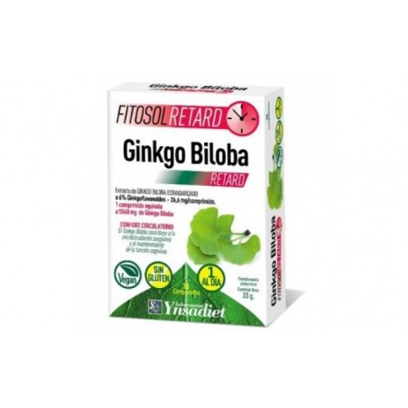 Comprar fitosol retard ginkgo biloba 30comp. al mejor precio en Pharmazon, tu farmacia online Comprar fitosol retard ginkgo biloba 30comp.