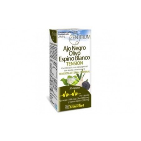 Comprar zentrum ajo negro-olivo-espino 30cap.