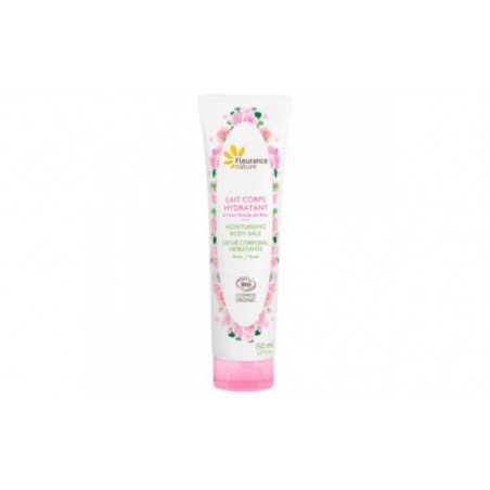 Comprar leche hidratante corporal con rosa 150ml.